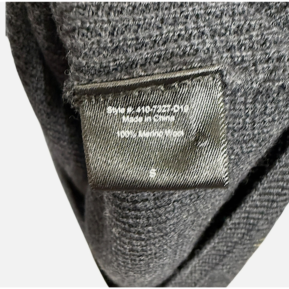 Jenni Kayne XS Wool $450 Sweater Dress Long Sleeve Ribbed Midi Charcoal Gray - Picture 6 of 10
